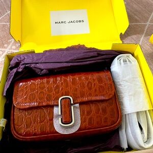 NTW J Marc Mini Bag Croc-Embossed